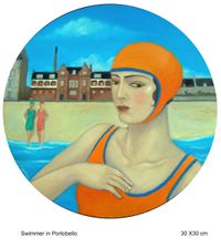 Bañista en Portobello